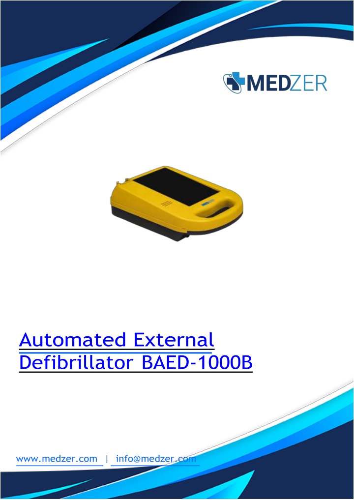 automated external defibrillator baed 1000b