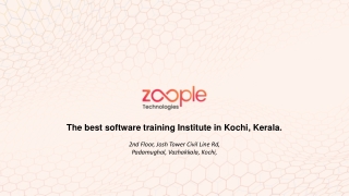 the best software training institute in kochi
