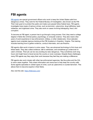 fbi agents
