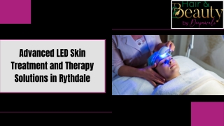 Advanced LED Skin Treatment and Therapy Solutions in Rythdale