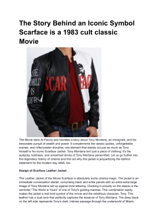 the story behind an iconic symbol scarface