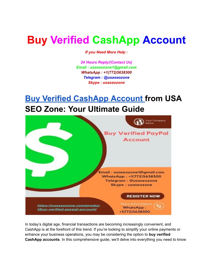 buy verified cashapp account