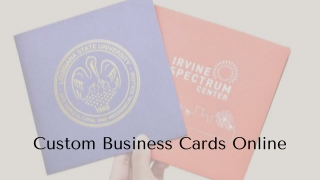 Custom Business Cards Online
