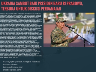 ukraina sambut baik presiden baru ri prabowo