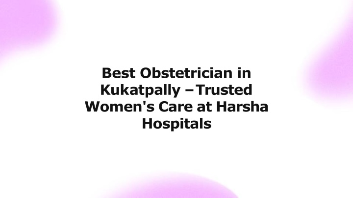 best obstetrician