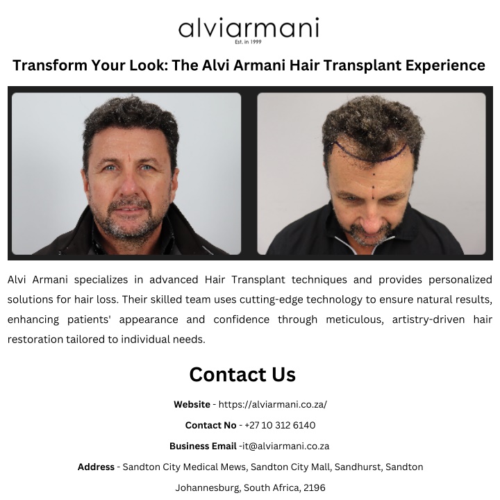 transform your look the alvi armani hair