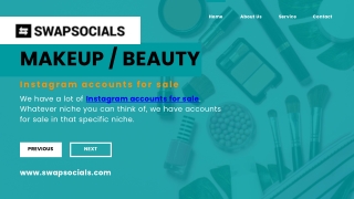 Shop Authentic Makeup & Beauty Instagram Accounts on SwapSocials