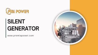 Silent generator