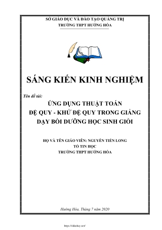 s gi o d c v o t o qu ng tr tr ng thpt h ng h a
