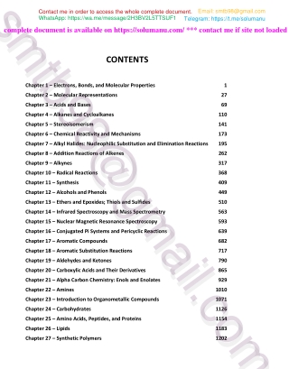 Solution Manual Organic Chemistry 4th Edition - David Klein
