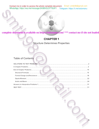 Solution Manual Organic Chemistry 12th Edition - Francis Carey, Robert Giuliano