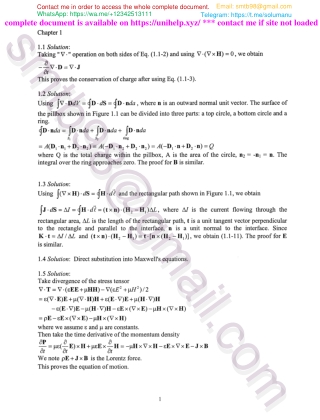 Solution Manual Photonics 6th Edition by Amnon Yariv