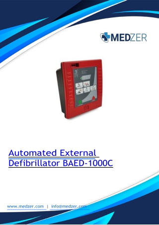 automated external defibrillator baed 1000c