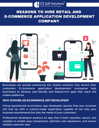 Reasons to Hire Retail and E-Commerce Application Development Company