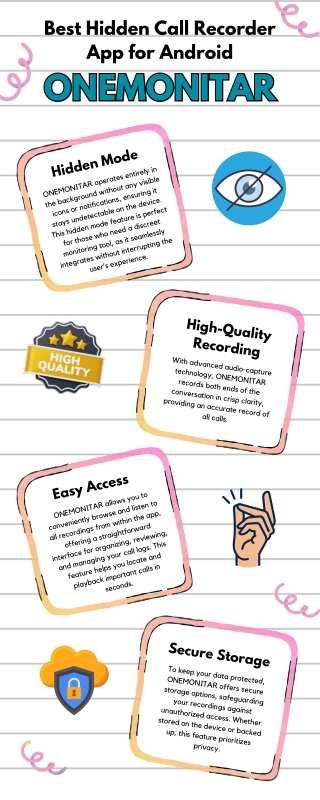 Best Hidden Call Recorder App for Android - ONEMONITAR