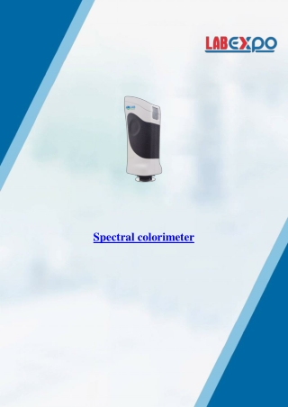 spectral colorimeter