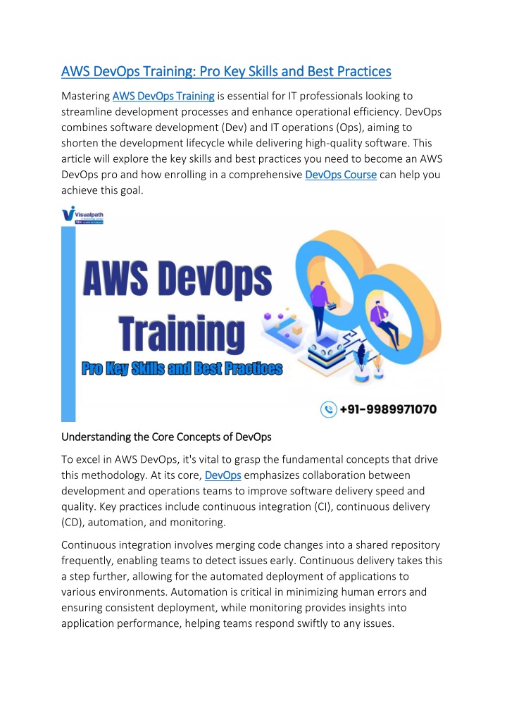 aws devops aws devops training pro