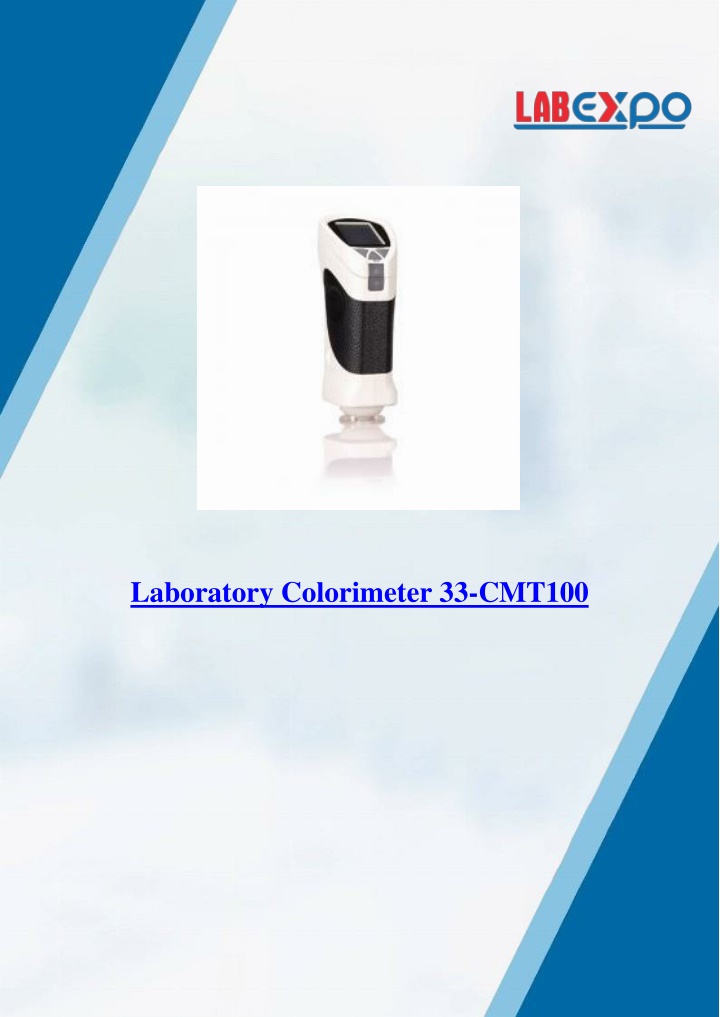 laboratory colorimeter 33 cmt100