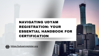 navigating udyam registration your essential