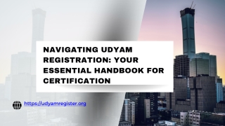 navigating udyam registration your essential