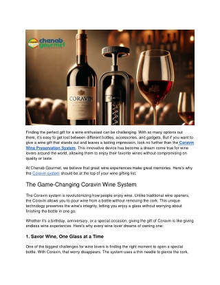 Wine Gifts They’ll Remember_ Why Coravin is Every Wine Lover’s Dream (1)