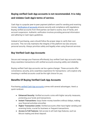 Top 30 Sites To Buy Verified Cash App Accounts