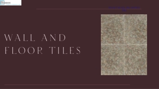 Elevate Your Space with Premium Wall and Floor Tiles | California  | Buy Online