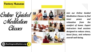 Online Guided Meditation Classes