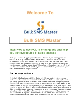 How to use KOL to bring goods and help you achieve double 11 sales success