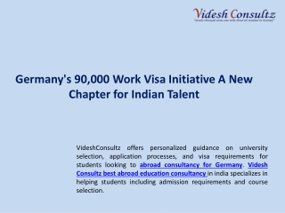 Germany's 90,000 Work Visa Initiative A New Chapter for Indian Talent