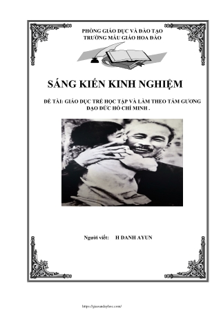 ph ng gi o d c v o t o tr ng m u gi o hoa o
