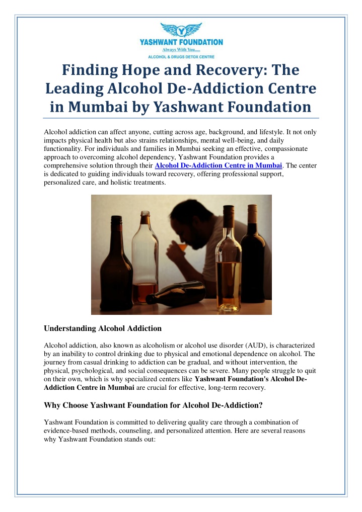 finding hope and recovery the leading alcohol