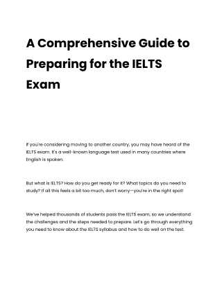 IELTS Exam Syllabus _ All You Need To Know