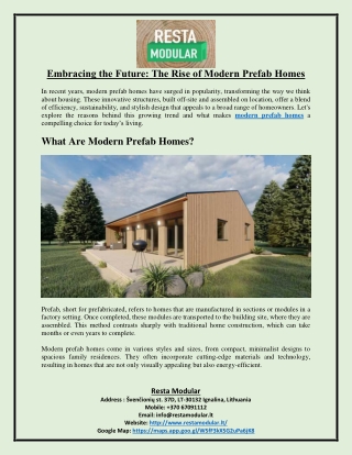 embracing the future the rise of modern prefab