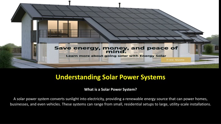 understanding solar power systems