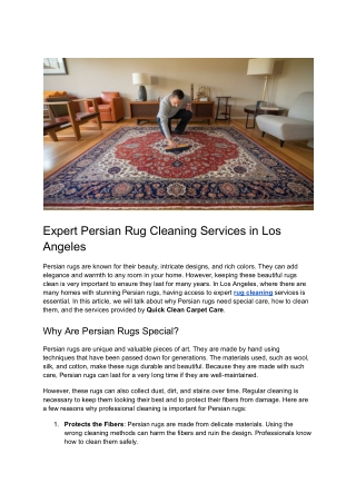 Post 7_  Expert Persian Rug Cleaning Services in Los Angeles