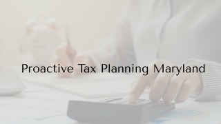 CPA Advisory Maryland