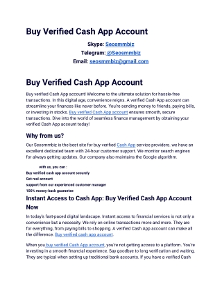 The Pros and Cons of Buying Verified Cash App Accounts
