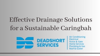 effective drainage solutions for a sustainable