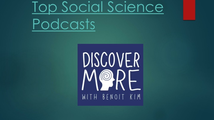 top social science podcasts