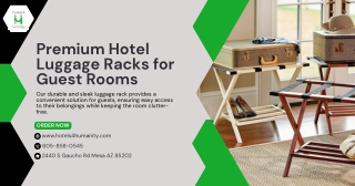 Premium Hotel Luggage Racks for Guest Rooms