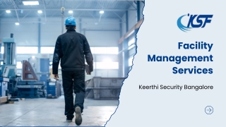 Facility Management Services in Bangalore