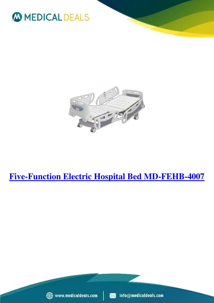 five function electric hospital bed md fehb 4007