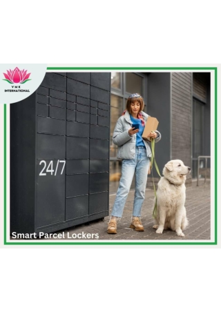 Smart parcel lockers sustainable and safe pick-up points
