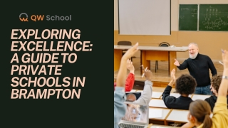 exploring excellence a guide to private schools