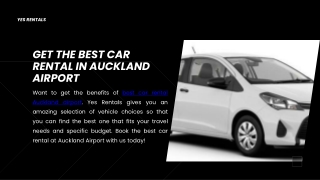 Get The Best Car Rental in Auckland Airport