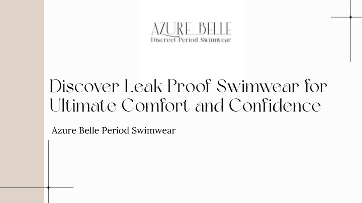 discover leak proof swimwear for ultimate comfort