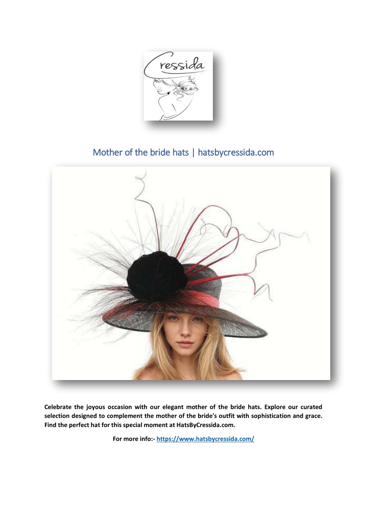 mother of the bride hats hatsbycressida