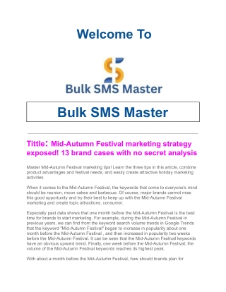 Mid-Autumn Festival marketing strategy