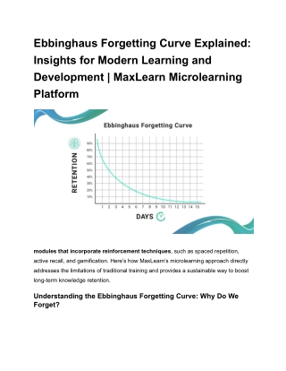 ebbinghaus forgetting curve explained insights